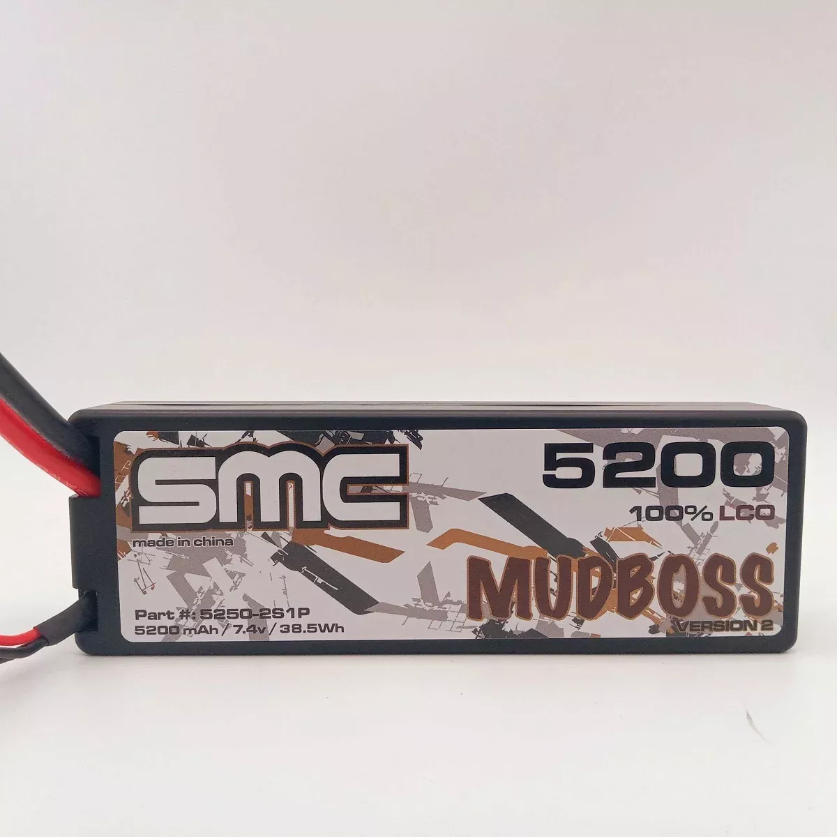 SMC 5250-2S1P Mudboss V2 5200mAh 7.4V 50C 2S LiPo Battery with Traxxas Connector