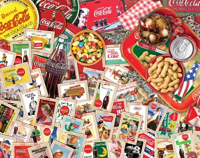 Springbok 33-01656 Coca-Cola Collector's Table 500 Piece Puzzle