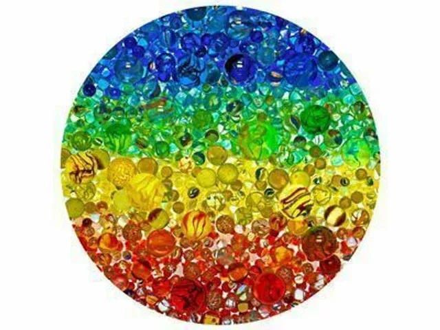 Springbok 33-03006 Illuminated Marbles 500 Piece Round Puzzle