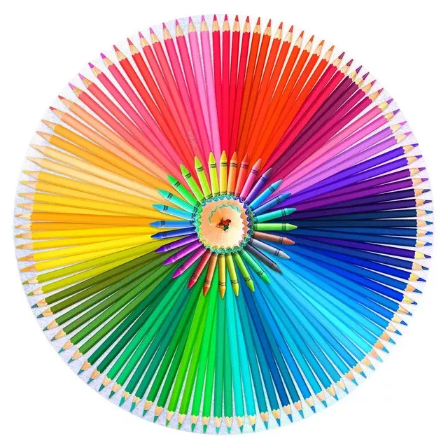 Springbok 33-03018 Crafty Colors 500 Piece Round Puzzle