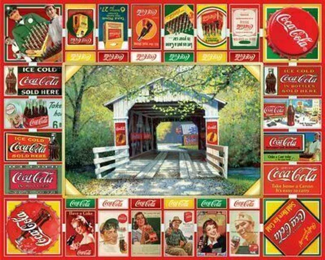 Springbok 33-10947 Coca-Cola Gameboard 1000 Piece Puzzle