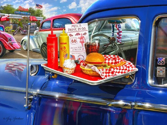 Springbok 33-11163 Mel's Drive-In 1000 Piece Puzzle