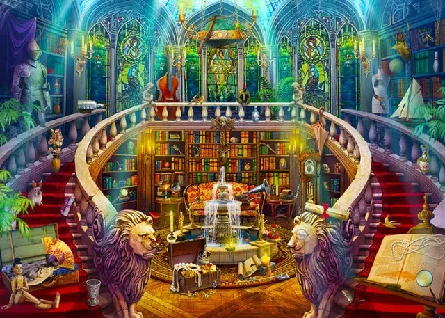 Springbok 33-11187 The Seek And Find Library 1000 Piece Puzzle