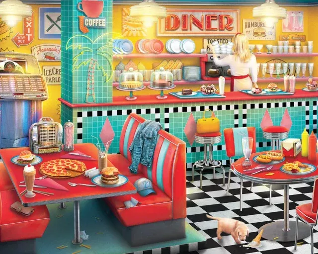 Springbok 33-11189 Diner 1000 Piece Puzzle