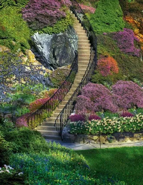 Springbok 33-50049 Garden Stairway 350 Piece Puzzle
