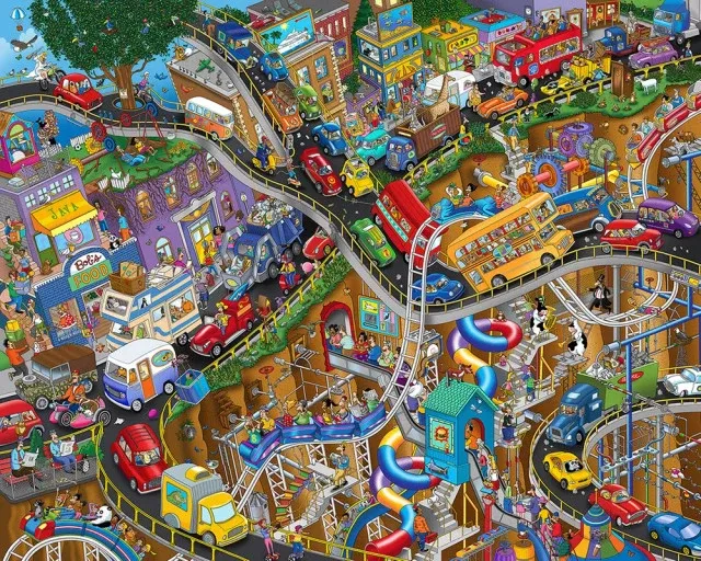Springbok 33-70558 Getting Away 400 Piece Puzzle
