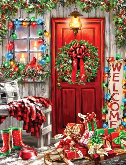 Springbok 34-01664 Home For The Holidays 500 Piece Puzzle