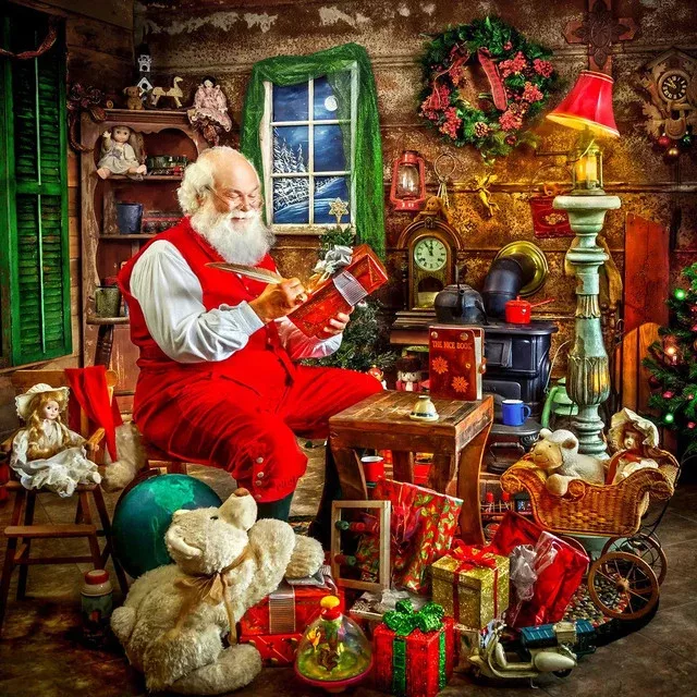 Springbok 34-02542 Santa's Shop 500 Piece Puzzle