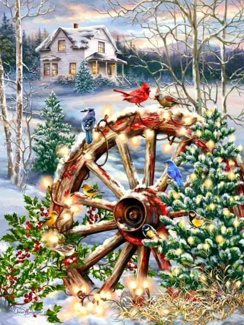 Springbok 34-11173 Country Christmas 1000 Piece Puzzle