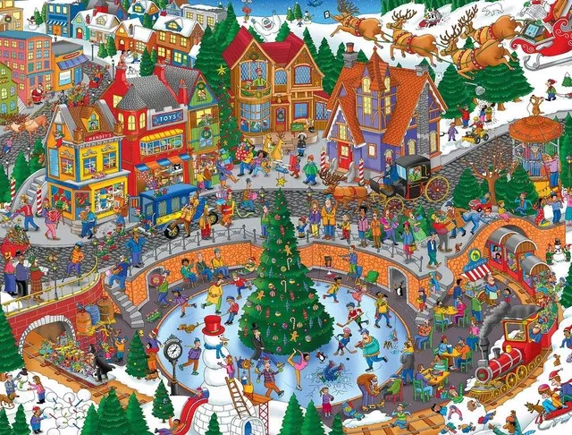 Springbok 34-70553 Holiday Havoc 400 Piece Puzzle