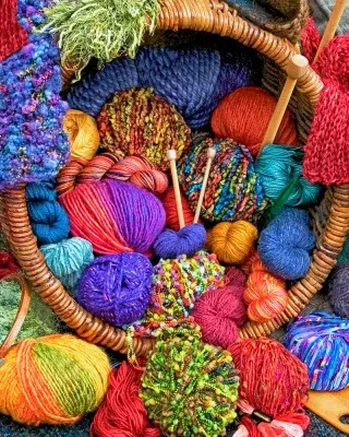 Springbok 43-30515 Yarn Cornucopia 60 Piece Puzzle