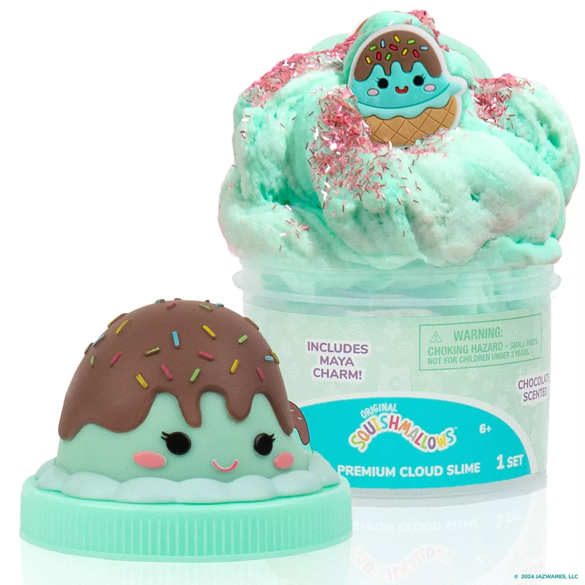 Squishmallows Maya Ice Cream Scented Cloud Slime 8 oz Multi