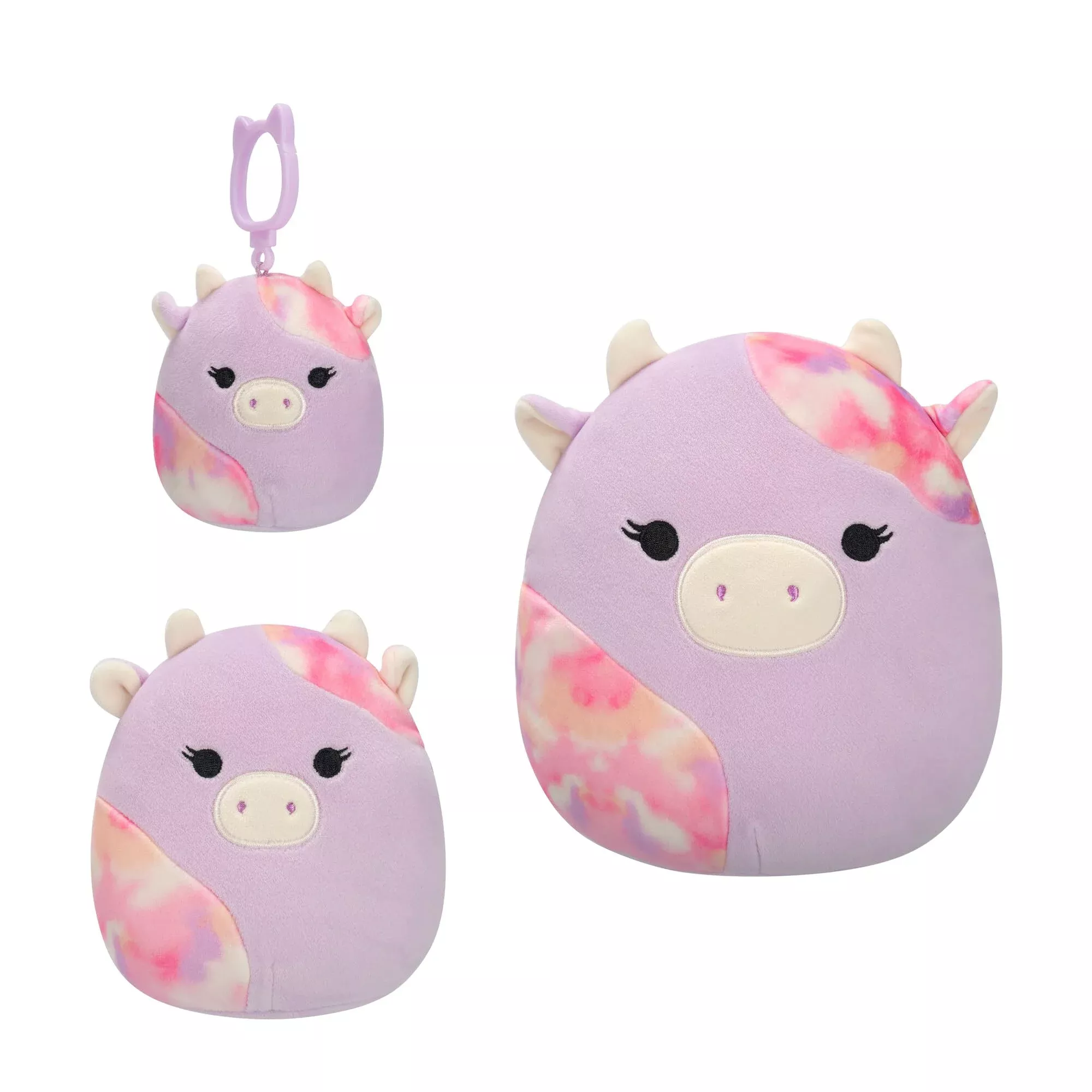 Squishmallows Suri Sunset Cow Plush 3-Pack - Multi - 3.5