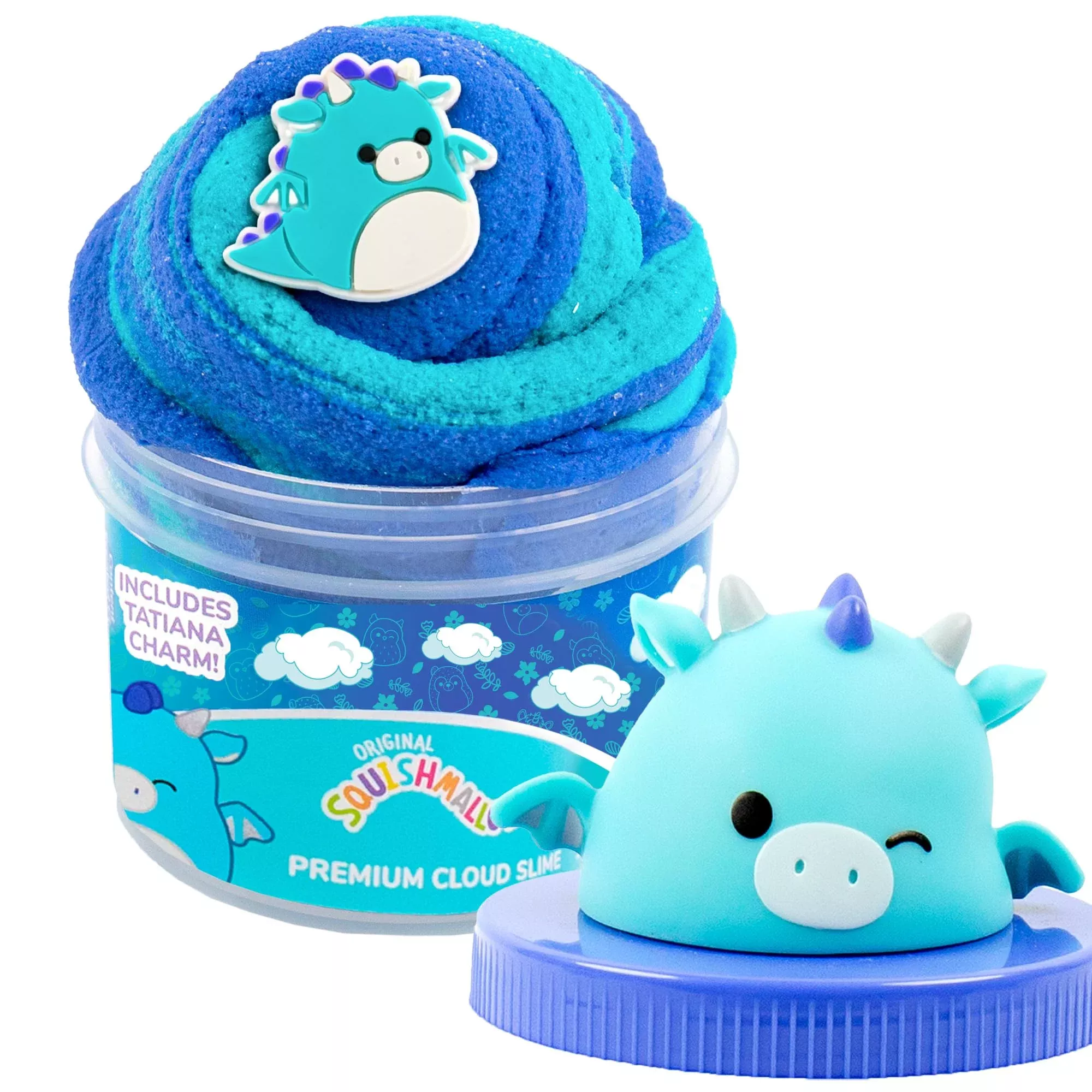 Squishmallows Tatiana the Dragon Scented Slime 8 oz. Multi Color