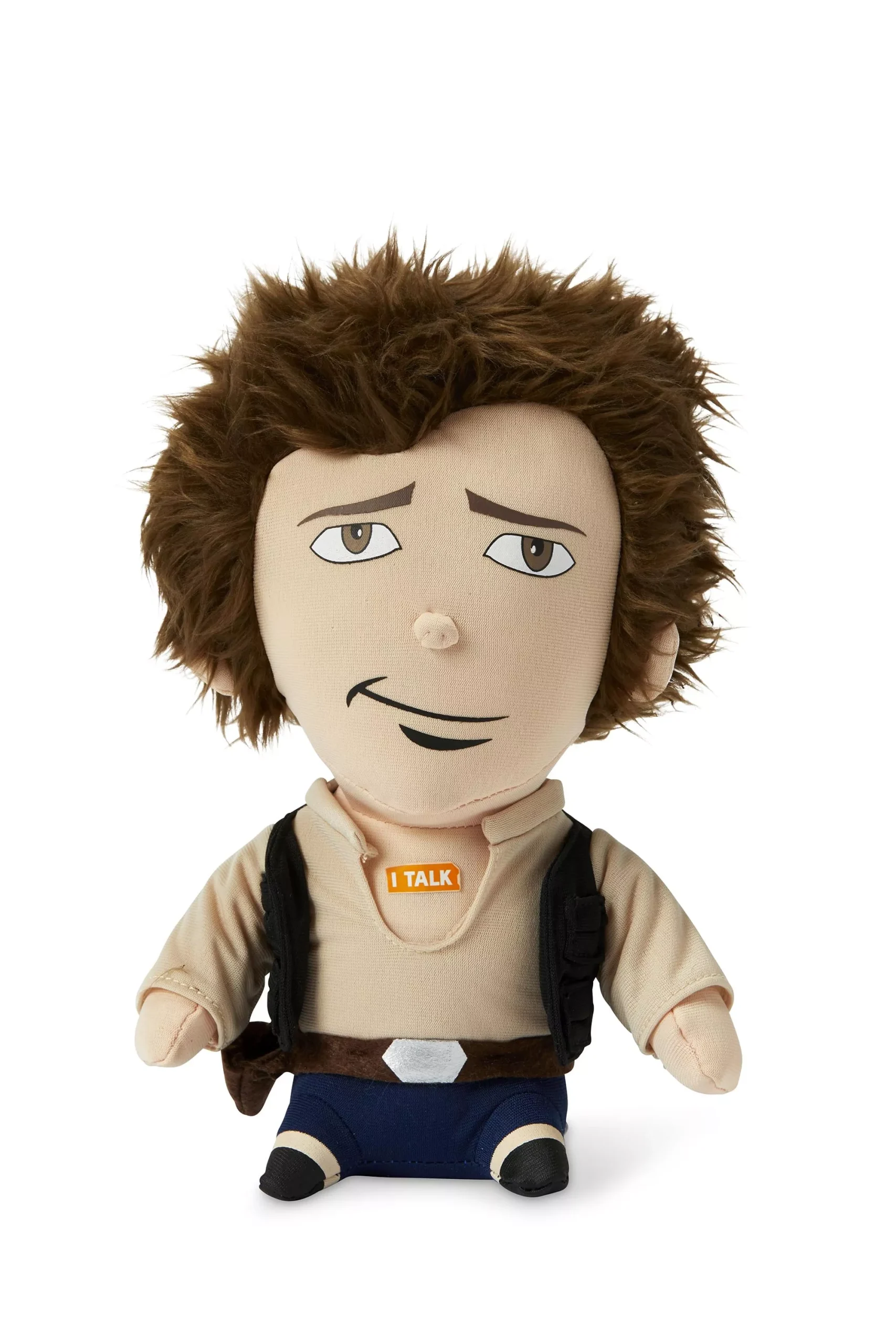 STAR WARS Han Solo Medium Talking Plush 9" Tan/Blue Ages 3+