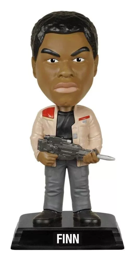 STAR WARS Wacky Wobbler Finn Bobble Head 7" Black One Size