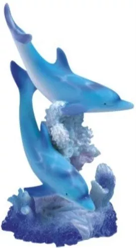 StealStreet Dolphin Figurine Statue Decoration 5.5" Polyresin Multicolor