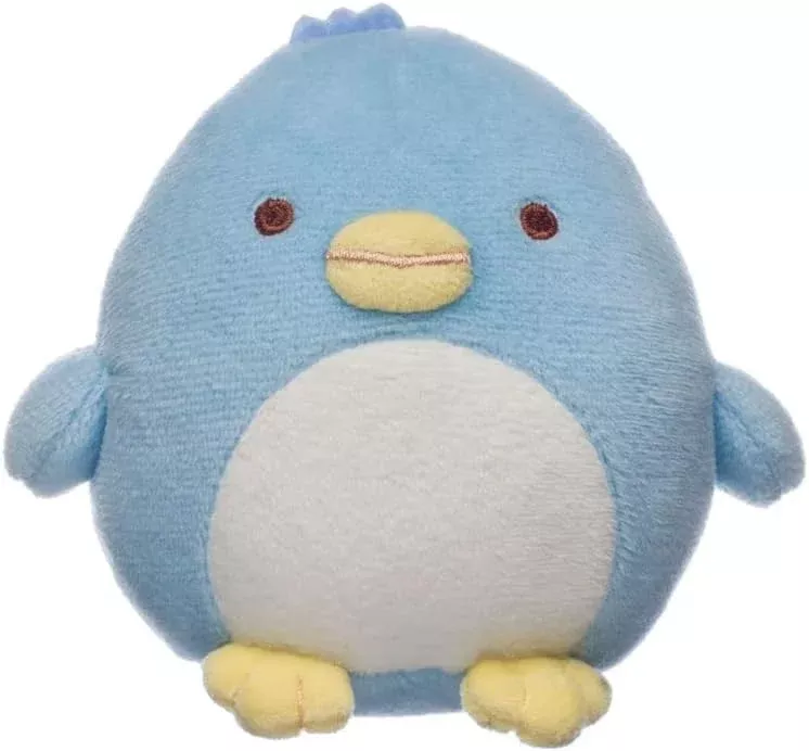 SUMIKKOGURASHI Penguin? Plush Toy | 4" Tall | Blue