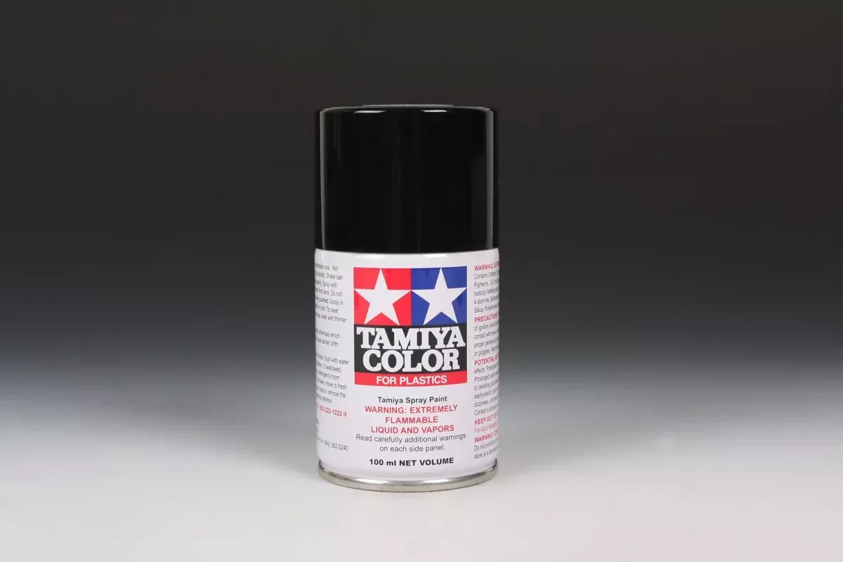 Tamiya 85006 TS-6 Matt Black Lacquer Spray Paint 100ml