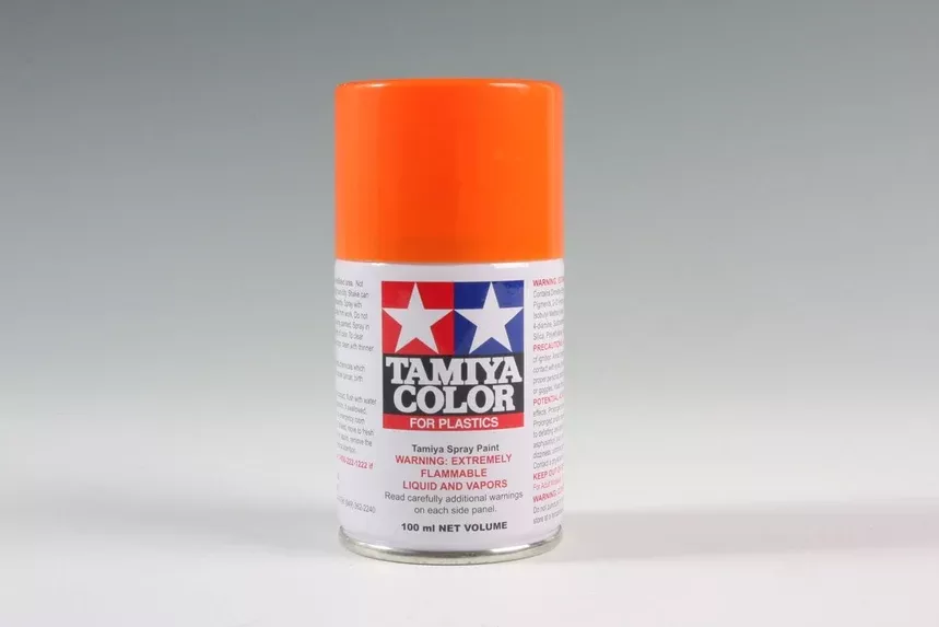 Tamiya 85098 TS-98 Pure Orange Lacquer Spray Paint 100ml