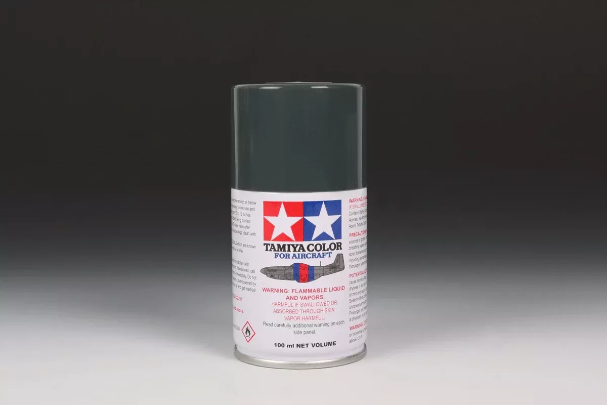Tamiya 86503 AS-3 Grey Green (Luftwaffe) Lacquer Spray for Aircraft