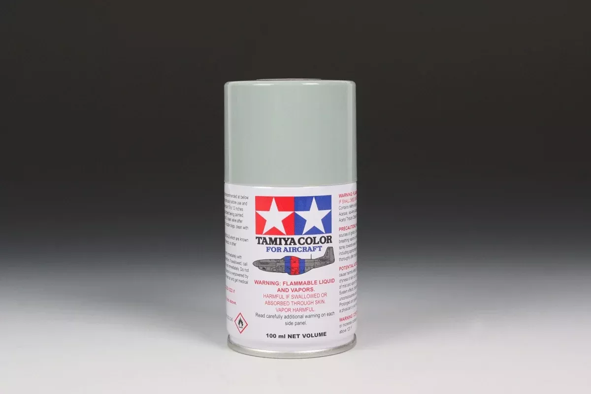 Tamiya 86518 AS-18 Light Grey (IJA) Lacquer Spray for Aircraft