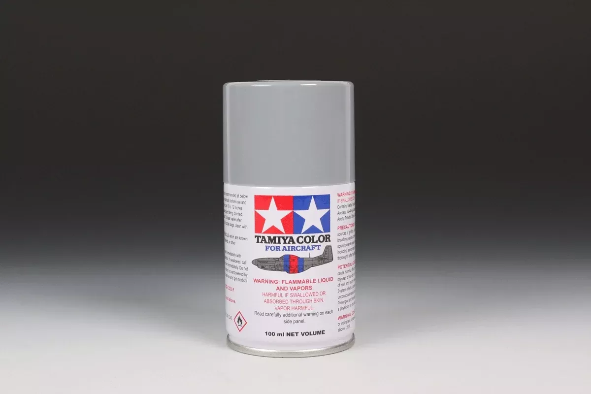Tamiya 86528 AS-28 Medium Gray Lacquer Spray for Aircraft