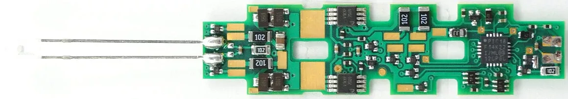 TCS 1481 N Scale K0D8-E 8 Function DCC Decoder for Kato N Scale PA-1 E8/9
