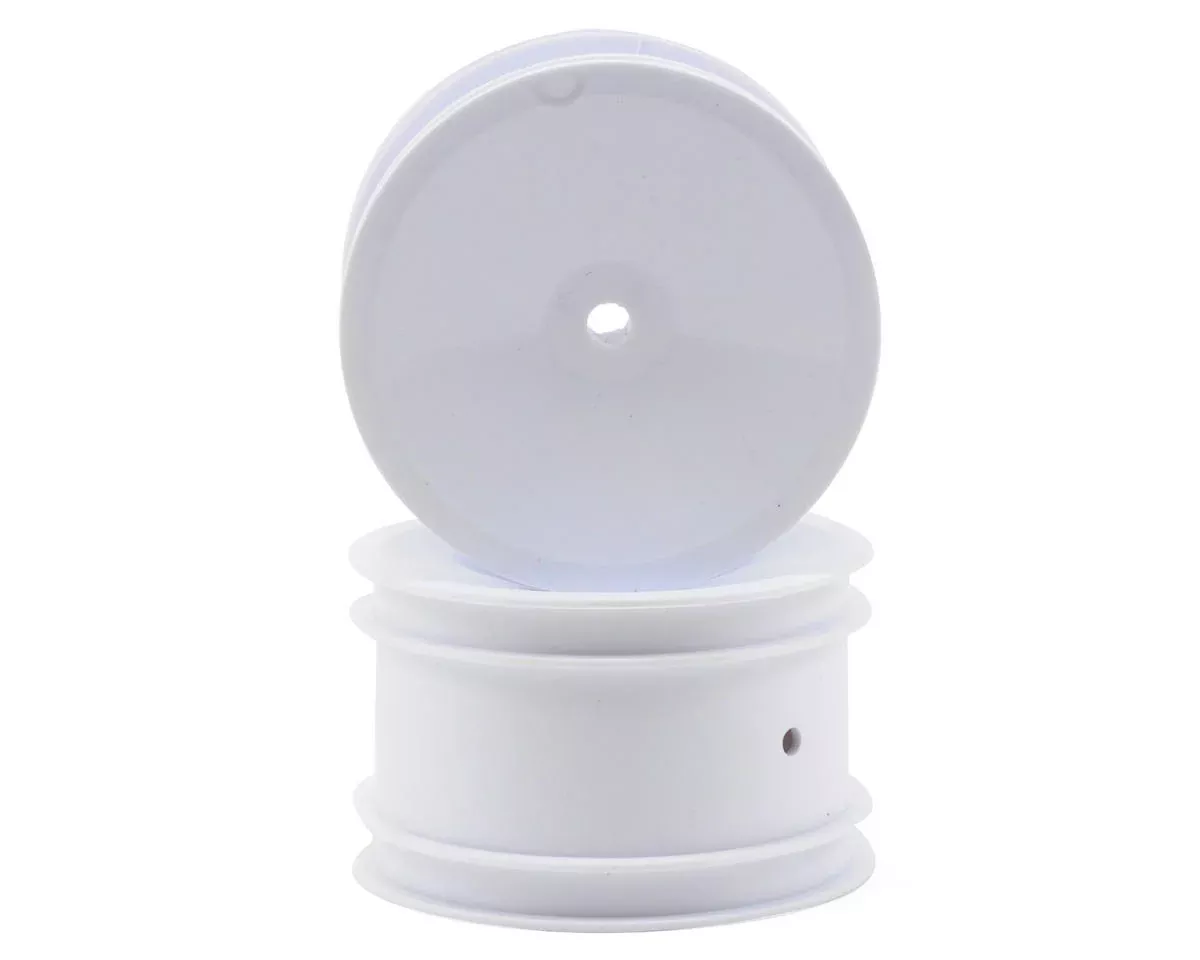 Team Associated 9589 White Rear Buggy Wheels for RC10 B4