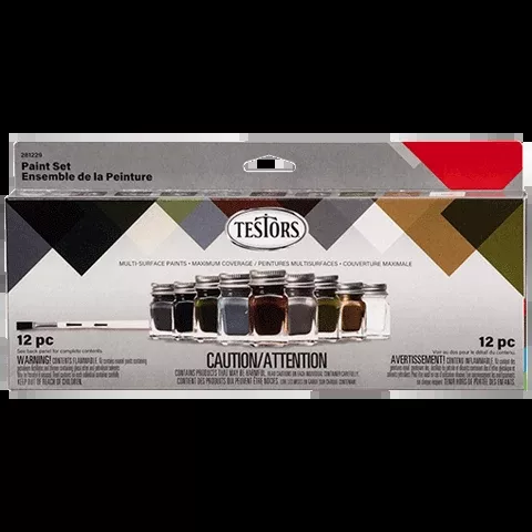Testors 281229 Military Enamel 9 Paint Set (was #9149)