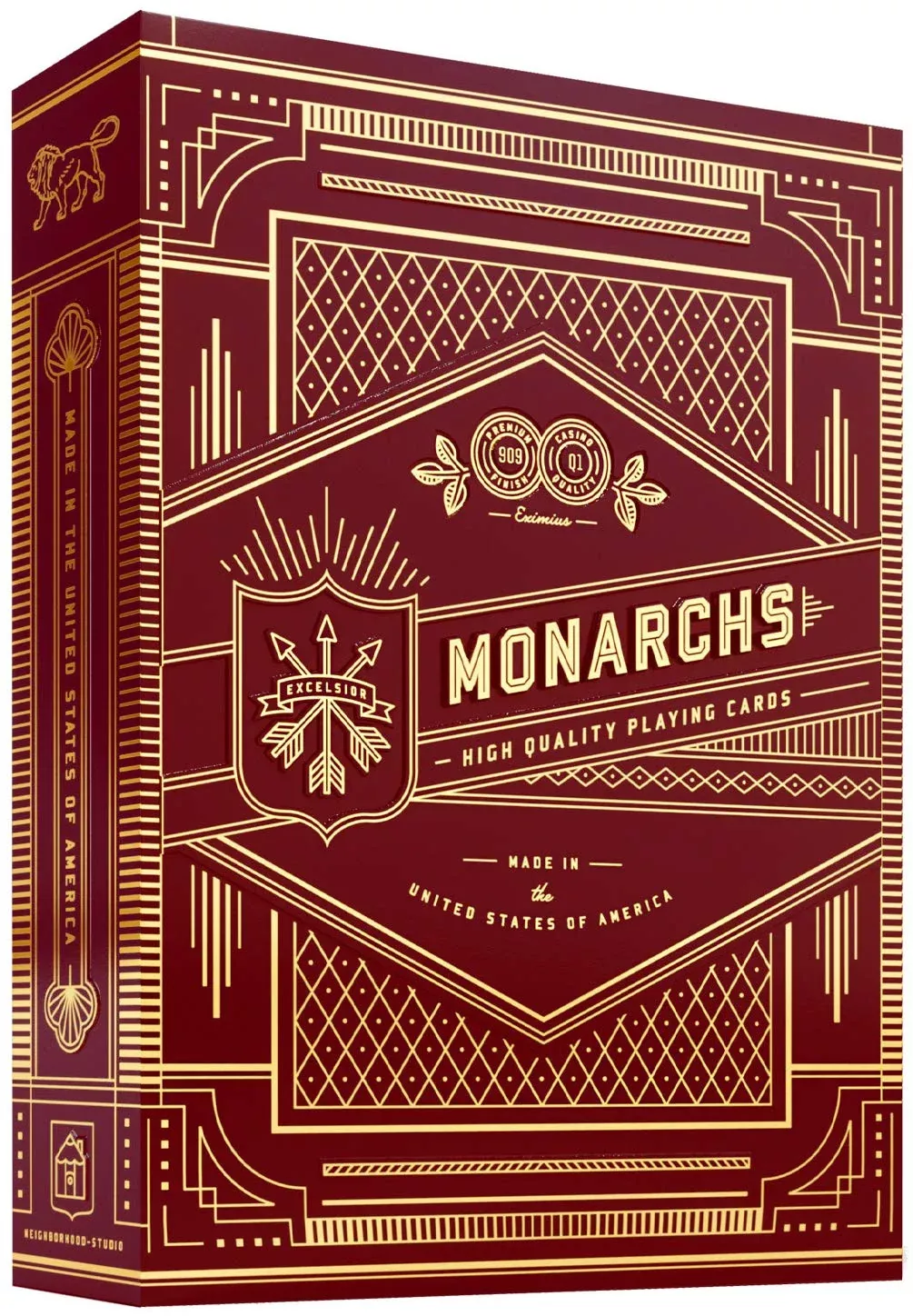 theory11 Monarch Playing Cards Red Edition Poker Size FSC-Certified
