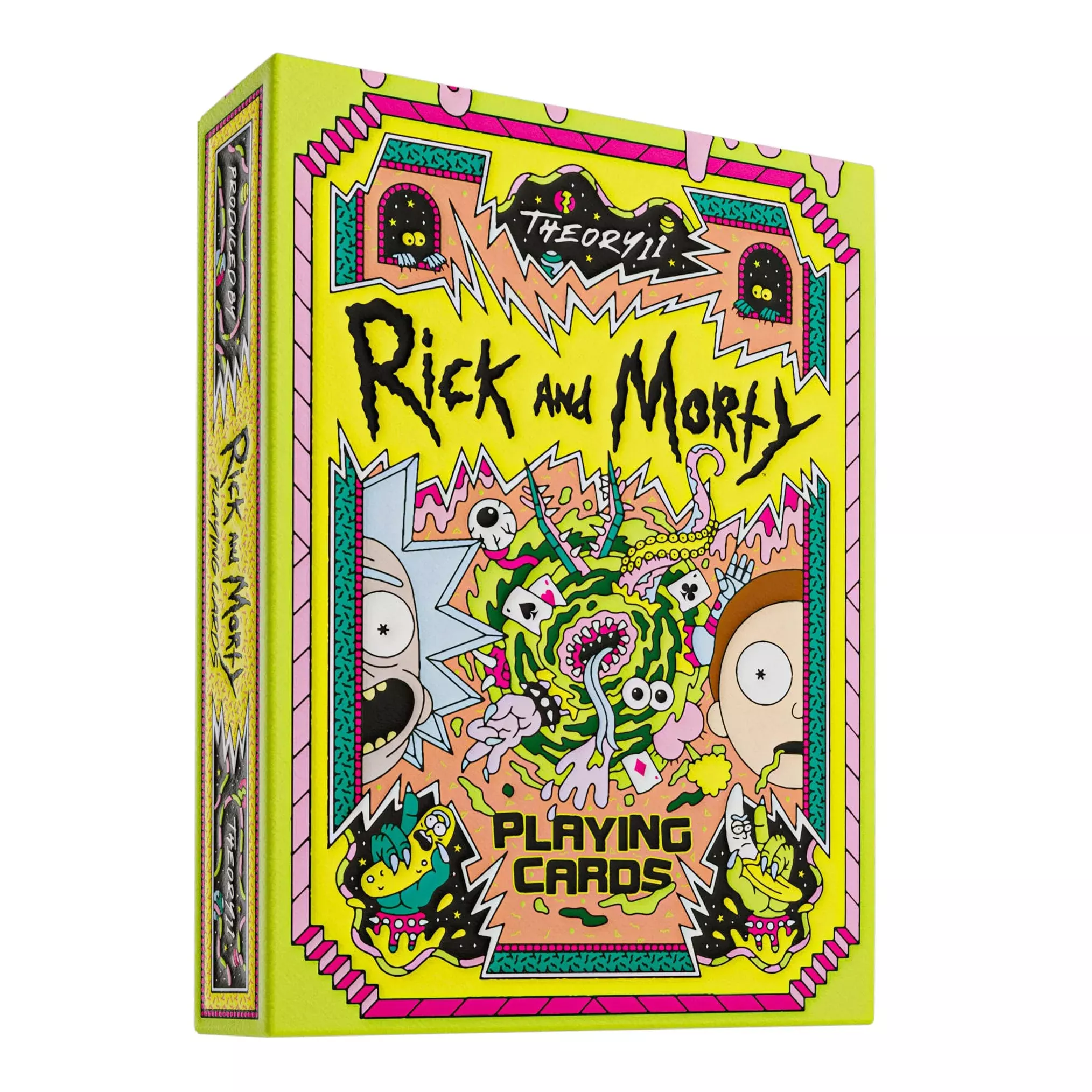 theory11 Rick and Morty Playing Cards - FSC-Certified Green Deck, Mode