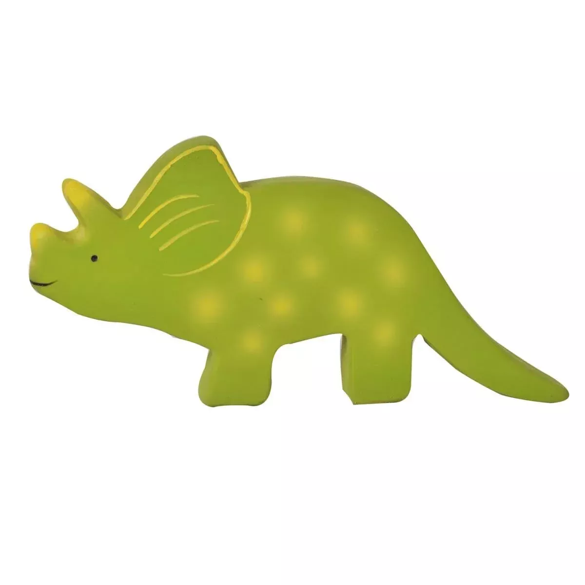 Tikiri My First Dino Baby Triceratops Natural Rubber Toy (Green)
