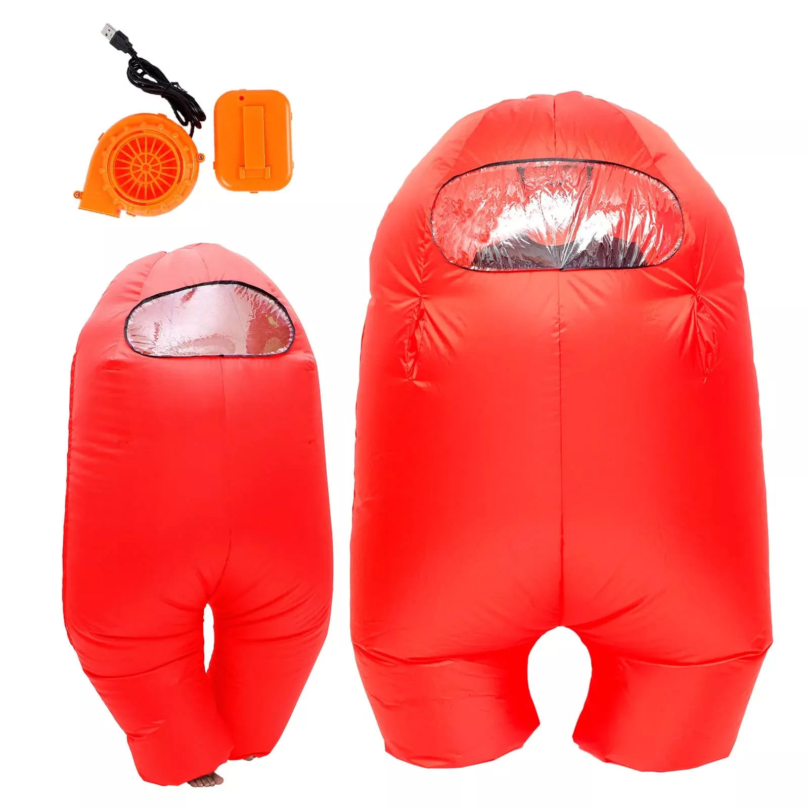 Timisea Astronaut Inflatable Costume for Kids, Red, Polyester
