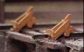 Tomar Industries H803 HO Scale Hayes Wheel Stops (4 Pieces)