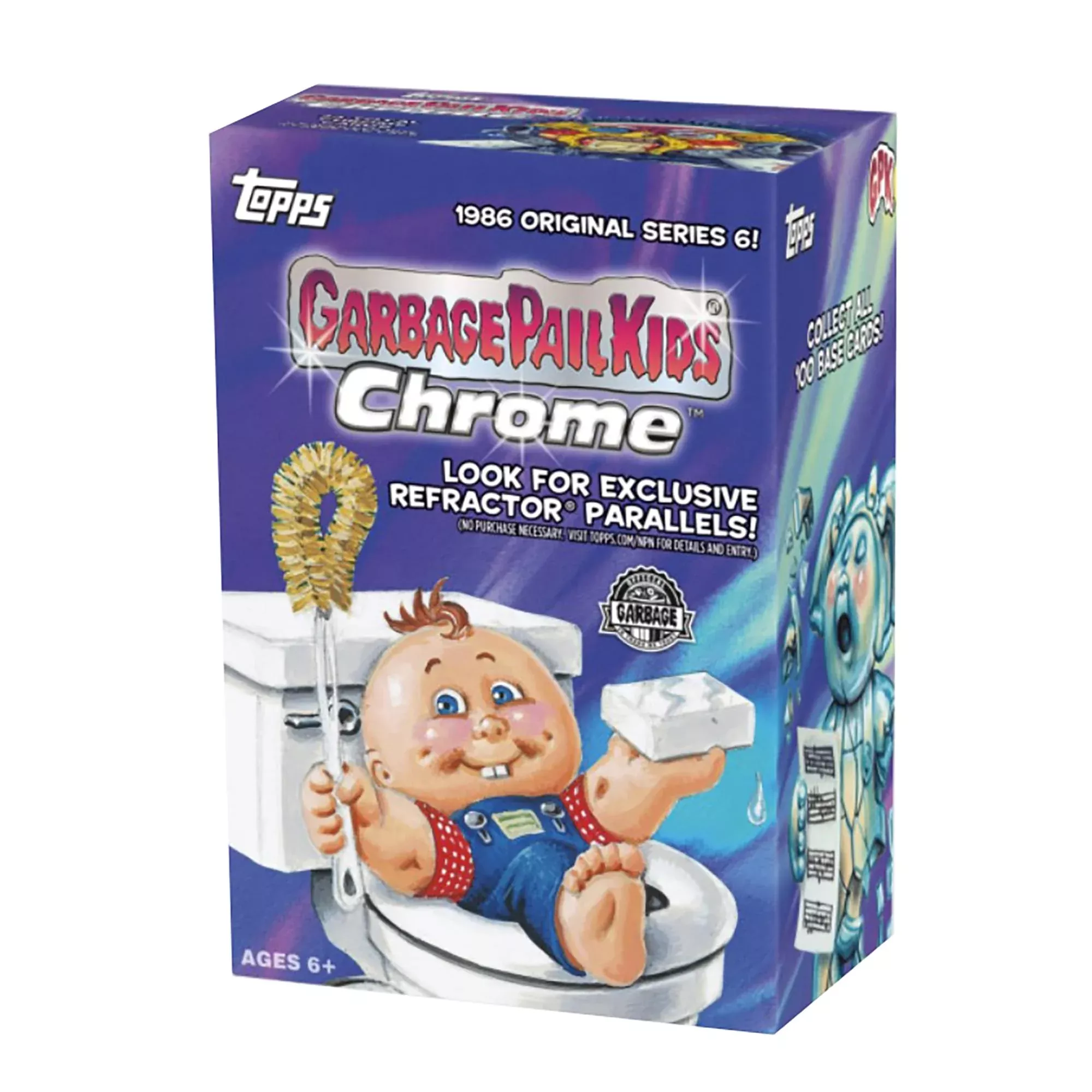 Topps Garbage Pail Kids Chrome Value Box - 6 Packs - Standard Size