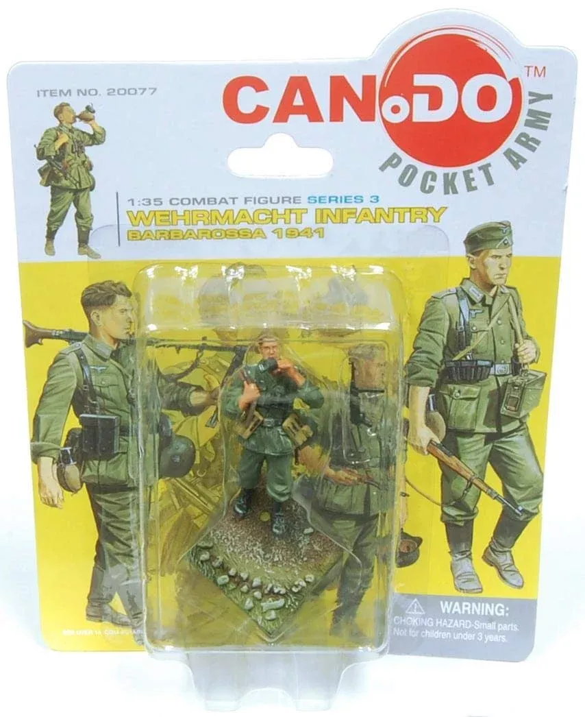 Toynk 1:35 Wehrmacht Infantry Figure with Accessories Multi-colored