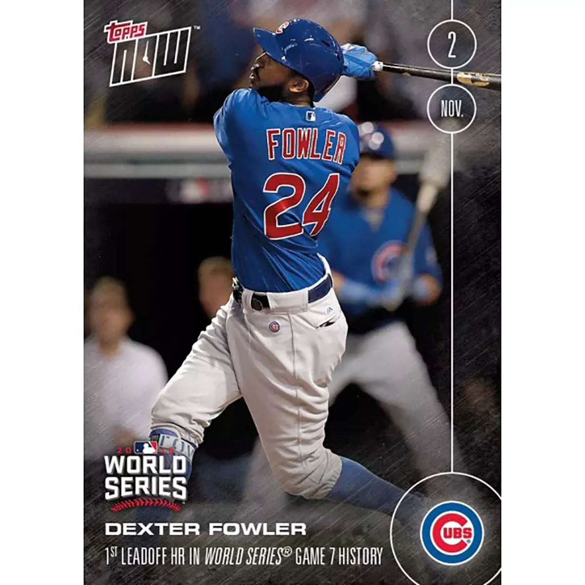 Toynk MLB Chicago Cubs Dexter Fowler Trading Card 2016 One Size Multi-colored