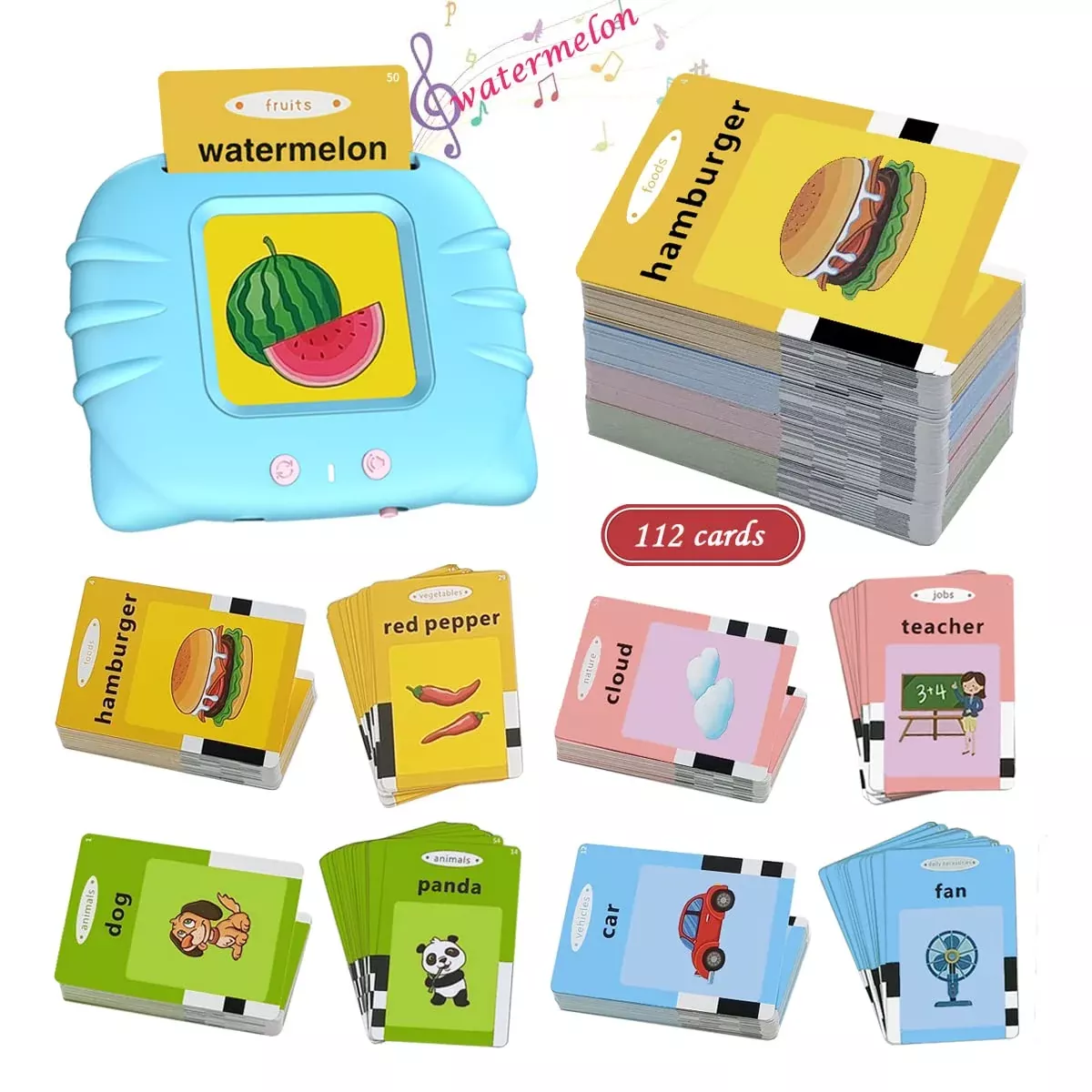 Toys For Ages 2-4 Talking Flash Cards For Toddlers 1-3,Preschool Learn