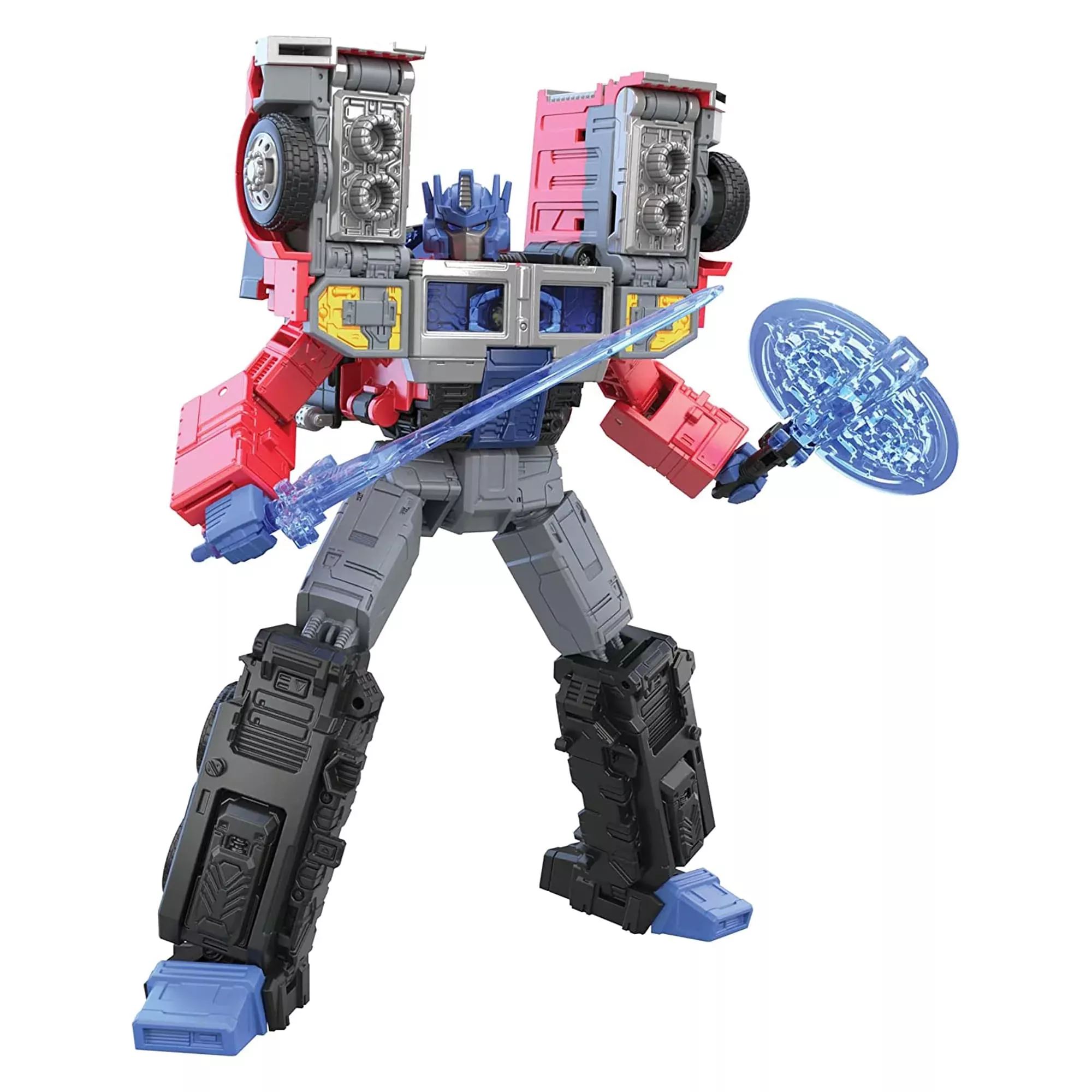 Transformers G2 Universe Laser Optimus Prime Robot Toy 7 Inch Multicolor