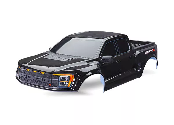 Traxxas 10112 Black Body for Ford Raptor R™ (with Trim and Clipless Mounting)