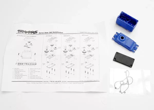 Traxxas 2074 Replacement Waterproof Servo Case and Gaskets for 2056 & 2075 Servos
