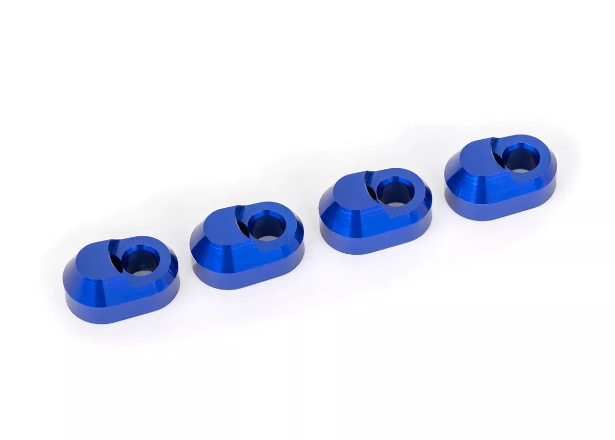 Traxxas 7743 Blue Aluminum Suspension Pin Retainer fits Maxx, X-Maxx and XRT (4 Pack)