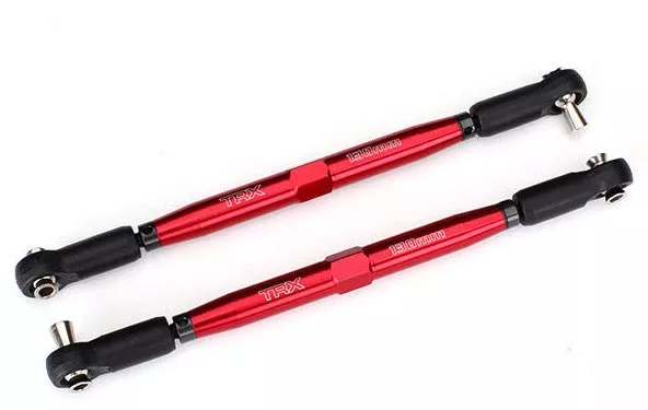 Traxxas 7748R Red Anodized Aluminum Toe Links 2 Pack X-Maxx
