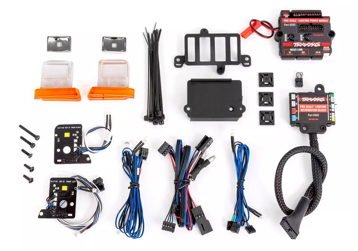 Traxxas 8035X Pro ScaleLight Kit for Ford Bronco TRX-4 with Power Supply