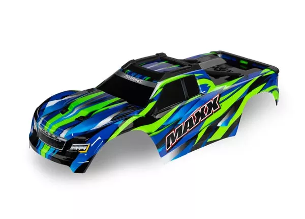 Traxxas 8918G Green Painted Body for Maxx V2 (352mm Wheelbase)