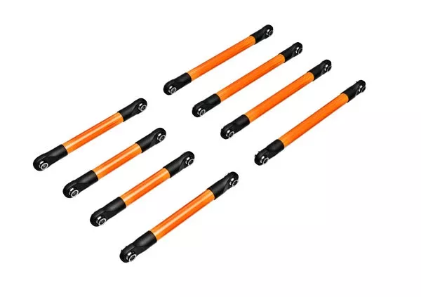 Traxxas 9749 Orange Aluminum Suspension Link Set for TRX-4M