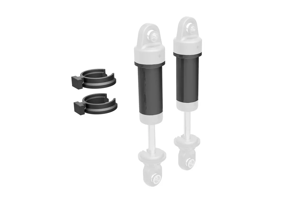 Traxxas 9763 Gray Aluminum GTM Shock Body for TRX-4M (1 Pair)