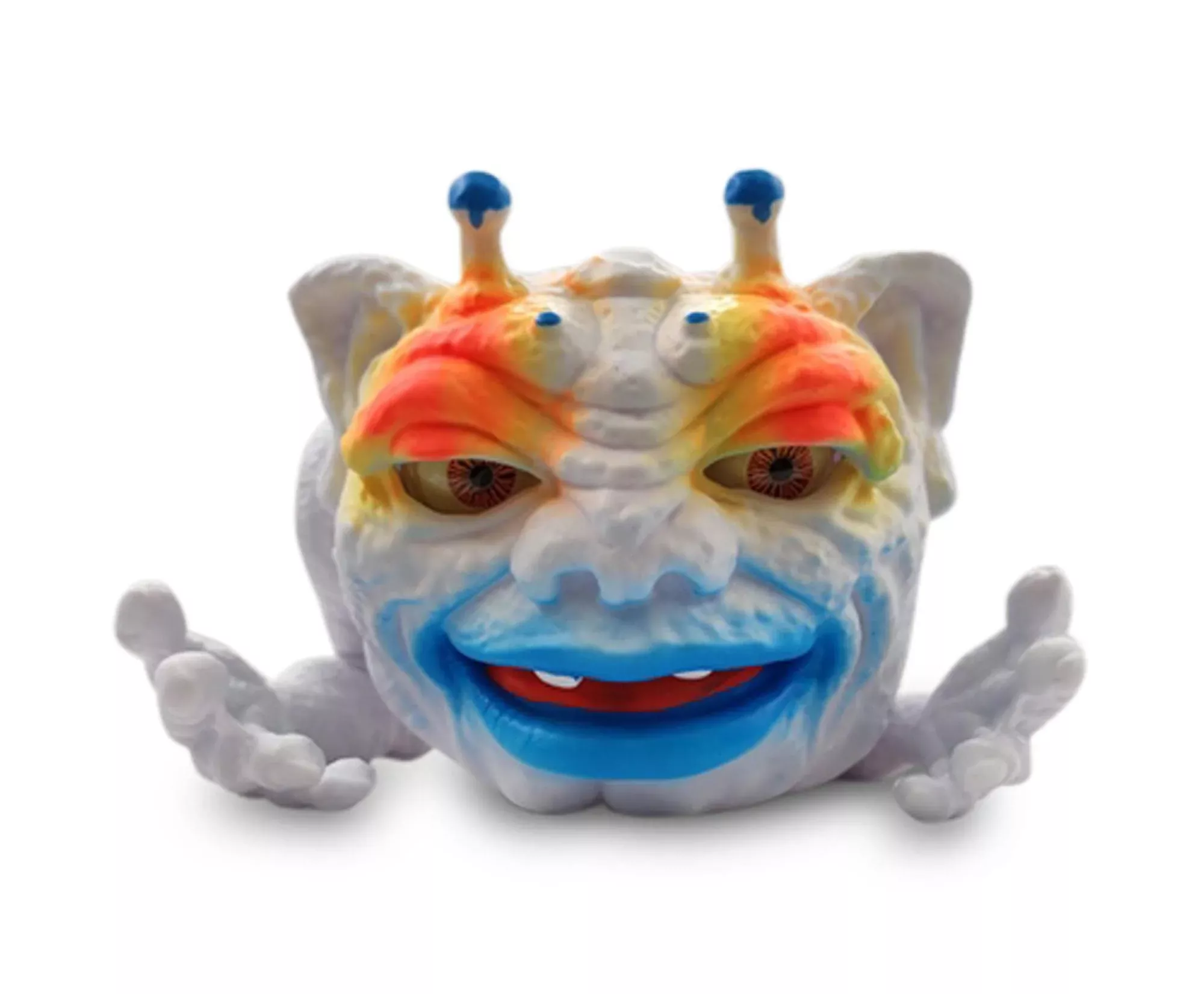 TriAction Toys Boglins Puppet Crazy Clown 8-Inch Foam Monster White