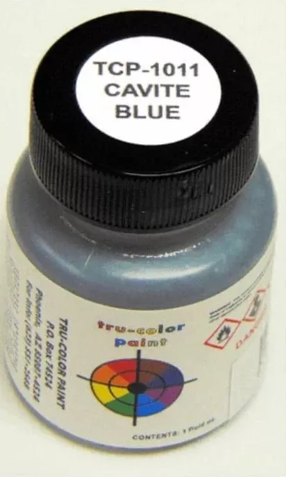 Tru-Color 1011 Cavite Blue 1oz Solvent Based Acrylic Model Paint